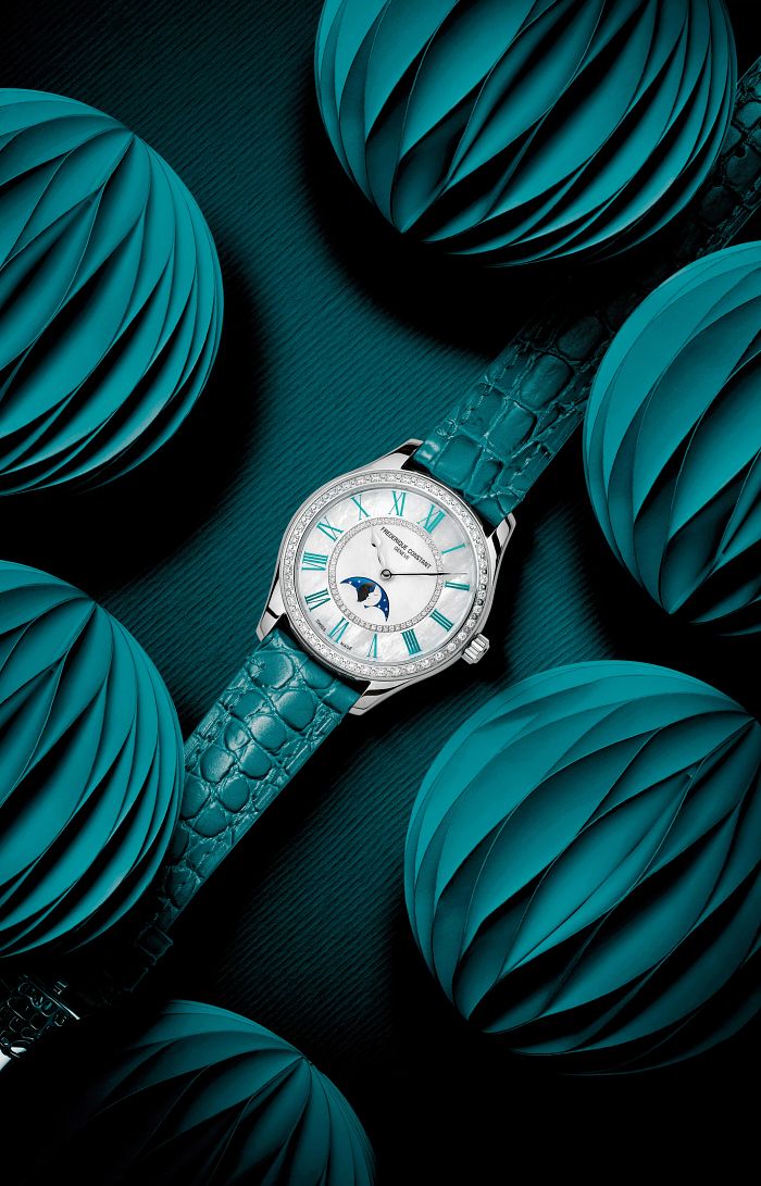 Classics Elegance Luna Watch FC-331MPWTD3BD6 | Frederique Classics Elegance Luna Watch FC-331MPWTD3BD6 | Frederique
